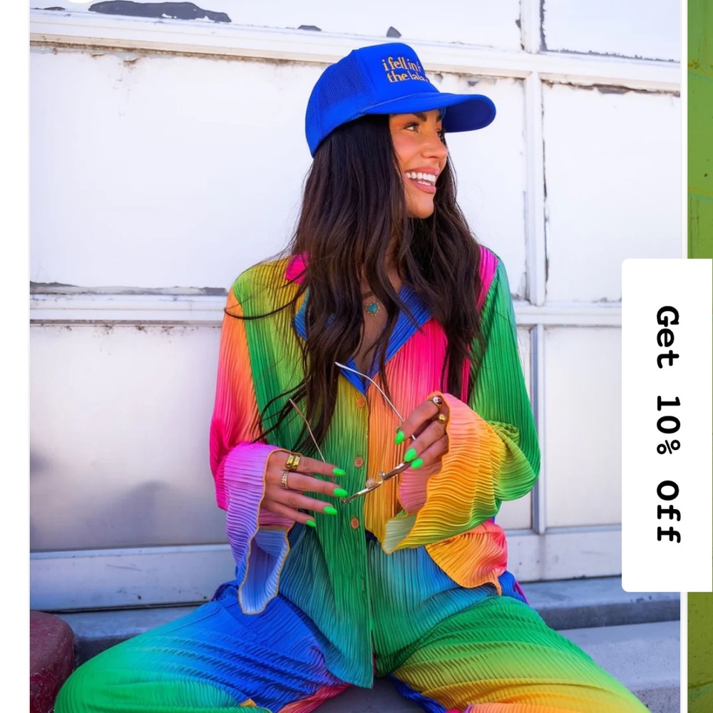 Dressed in LALA Rainbow Jumpsuit